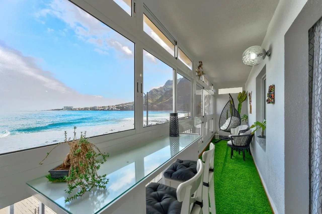 1St Line Sea View 3 Rooms Apartment In Tenerife 92M2 Bajamar
